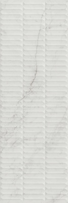 Тубкаль белый глянцевый структура обрезной 30x89,5x1,05