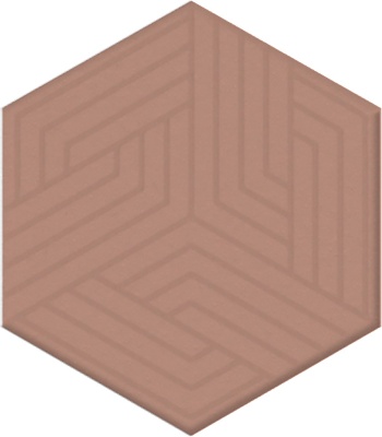 Декор Агуста розовый матовый 6x5,2x0,69 Декор Агуста розовый матовый 6x5,2x0,69