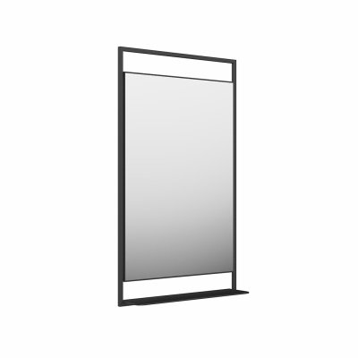 Зеркало PLAZA Next 60, черное матовое