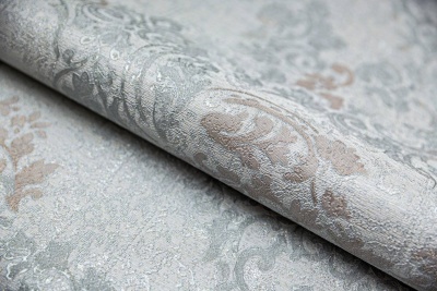 Обои виниловые Флора мотив, голубой