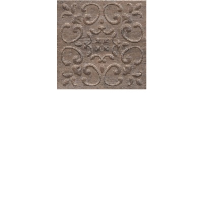 Вставка Браш Вуд коричневый тёмный 9,9x9,9x0,8