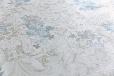 Обои виниловые Азулежу мотив, светло-бежевый