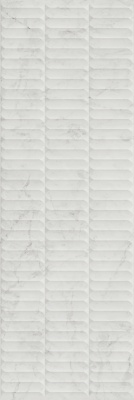 Тубкаль белый глянцевый структура обрезной 30x89,5x1,05