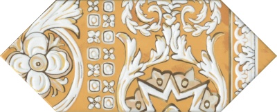 Декор Алмаш 2 жёлтый глянцевый 14x34x0,69 Декор Алмаш 2 жёлтый глянцевый 14x34x0,69