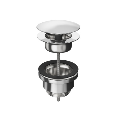 Донный клапан для раковины, хром