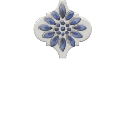 Декор Арабески Майолика 5, 6,5x6,5x0,7 Декор Арабески Майолика 5, 6,5x6,5x0,7