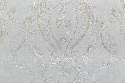 Обои виниловые на флизелиновой основе Ориент мотив, серый светлый