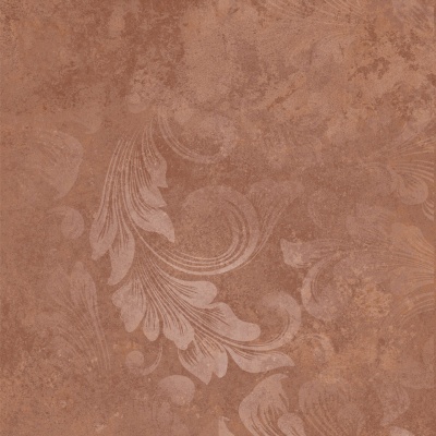 Хадду красный матовый декорированный 40,2x40,2x0,8