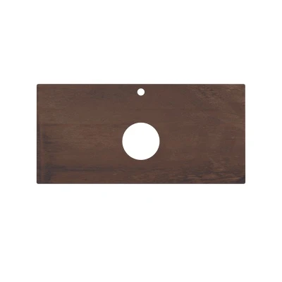 Столешница из керамогранита для накладных раковин, Про Феррум 100 см, коричневый натуральный Столешница из керамогранита для накладных раковин, Про Феррум 100 см, коричневый натуральный