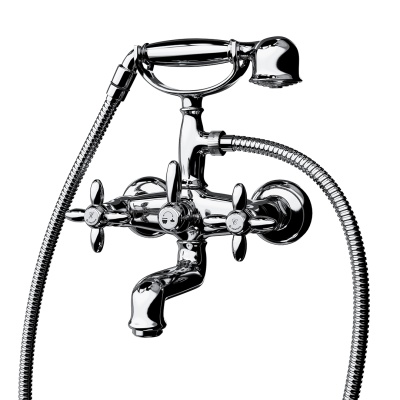 Смеситель для ванны MUSE настенный с переключателем, хром глянец Смеситель для ванны MUSE настенный с переключателем, хром глянец