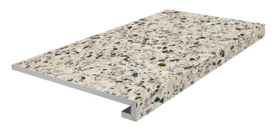 Ступень клееная фронтальная Бричиола бежевый светлый матовый обрезной 33x60x0,9 Ступень клееная фронтальная Бричиола бежевый светлый матовый обрезной 33x60x0,9