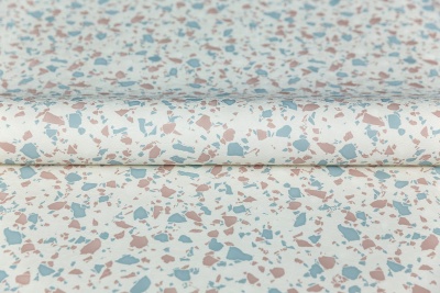 Обои виниловые на флизелиновой основе Семинато мотив, бежево-голубой