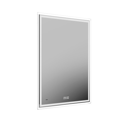 Зеркало TECNO c LED 60 с подсветкой, с функцией антизапотевание, белое глянцевое Зеркало TECNO c LED 60 с подсветкой, с функцией антизапотевание, белое глянцевое