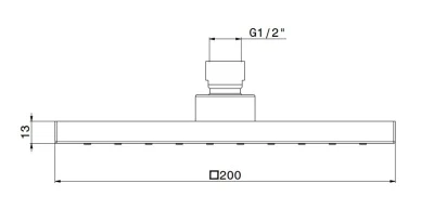 Душевая лейка FUTURA «тропический дождь», матовый черный Душевая лейка FUTURA «тропический дождь», матовый черный