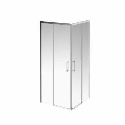 Душевой уголок VETRO, раздвижной, квадратный, 90х90х195, хром Душевой уголок VETRO, раздвижной, квадратный, 90х90х195, хром