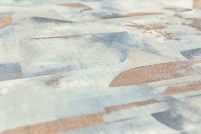 Обои виниловые на флизелиновой основе Фреш мотив, синий, абстракция