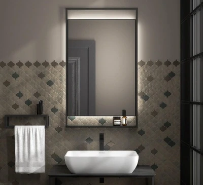 Зеркало PLAZA Next 60, черное матовое Зеркало PLAZA Next 60, черное матовое