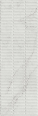 Тубкаль белый глянцевый структура обрезной 30x89,5x1,05
