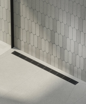 Душевой лоток smart с перфорированной решеткой, черный, 85 см Душевой лоток smart с перфорированной решеткой, черный, 85 см