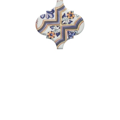 Декор Арабески Майолика орнамент глянцевый 6,5x6,5x0,7