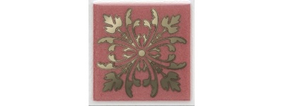 Вставка Клемансо розовый глянцевый 4,9x4,9x0,69 Вставка Клемансо розовый глянцевый 4,9x4,9x0,69