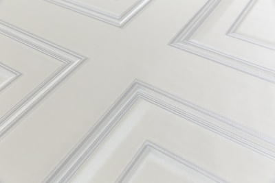 Обои виниловые Буазери мотив, белый Обои виниловые Буазери мотив, белый