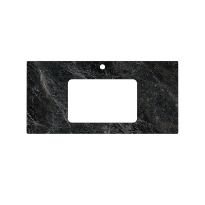 Столешница из керамогранита Риальто 100, темный серый Столешница из керамогранита Риальто 100, темный серый