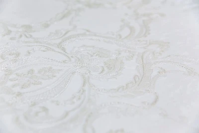 Обои виниловые на флизелиновой основе Ориент мотив, белый