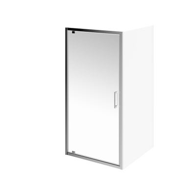 Душевая дверь VETRO, распашная, 100х195, хром