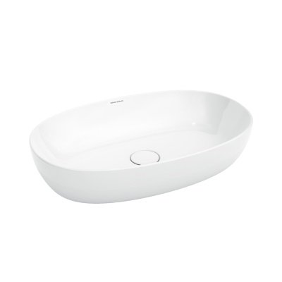 Раковина PLAZA накладная 60, белая глянцевая Раковина PLAZA накладная 60, белая глянцевая