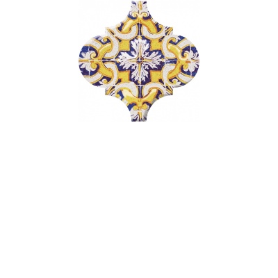 Декор Арабески Майолика орнамент глянцевый 6,5x6,5x0,7